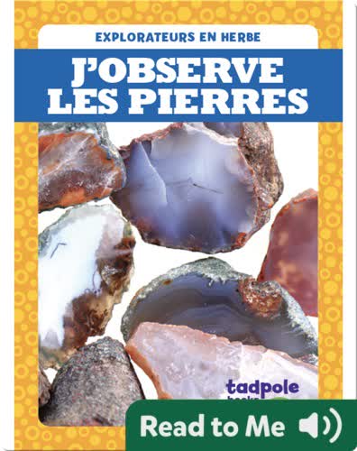 J’observe les pierres