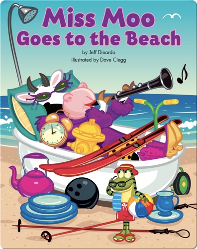 Miss Moo Goes to the Beach