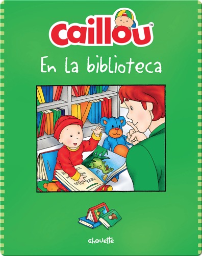 Caillou en la biblioteca