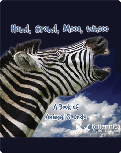 Howl, Growl, Mooo, Whooo, A Book of Animal Sounds