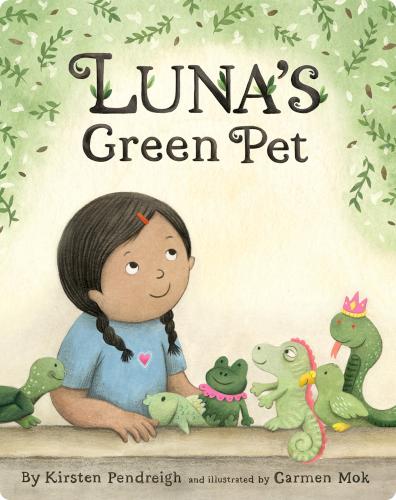 Luna's Green Pet